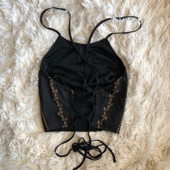 Sold on depop**Halter crop top - Picture 2 of 4